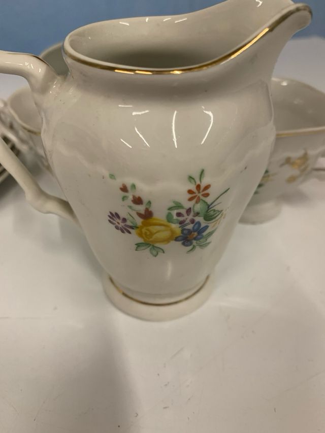 Juego café Jäger porcelana floral