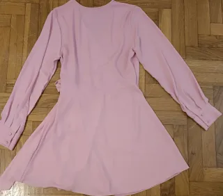 Vestido H&M rosa corto talla M