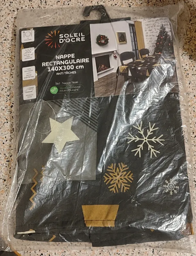 Mantel Rectangular SOLEIL D'OCRE 140x300cm