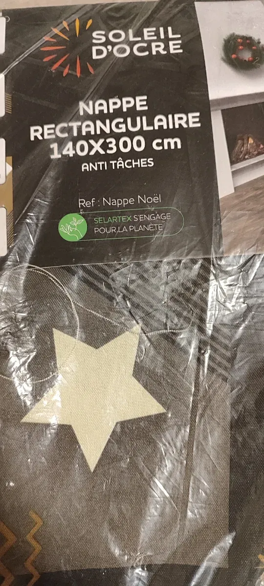 Mantel Rectangular SOLEIL D'OCRE 140x300cm