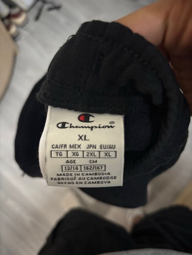 Pantalón Chandal Champion Negro
