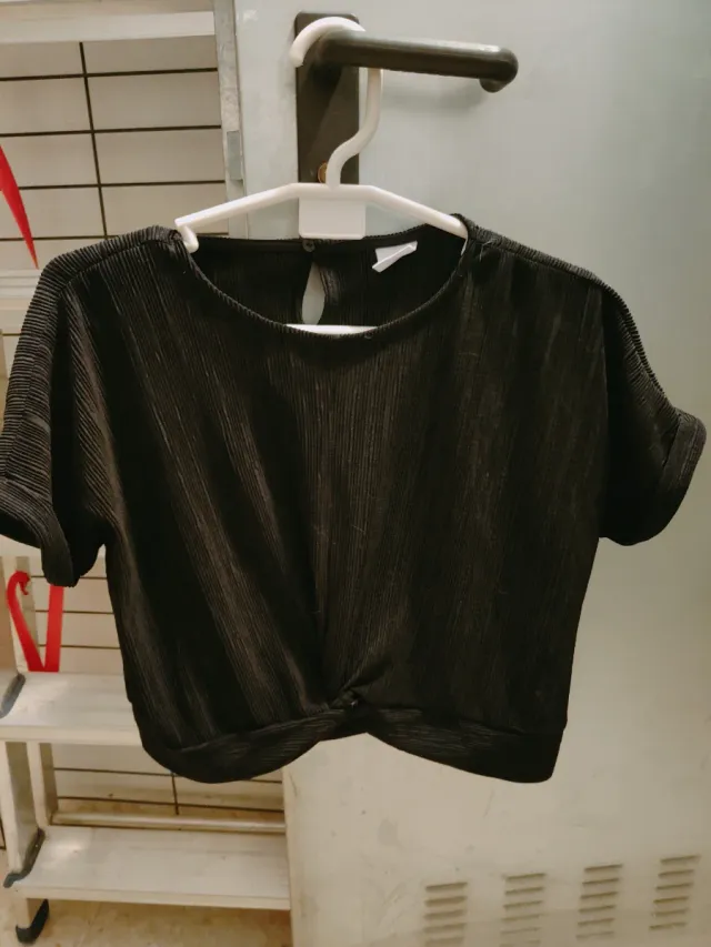 Conjunto top y pantalón negro