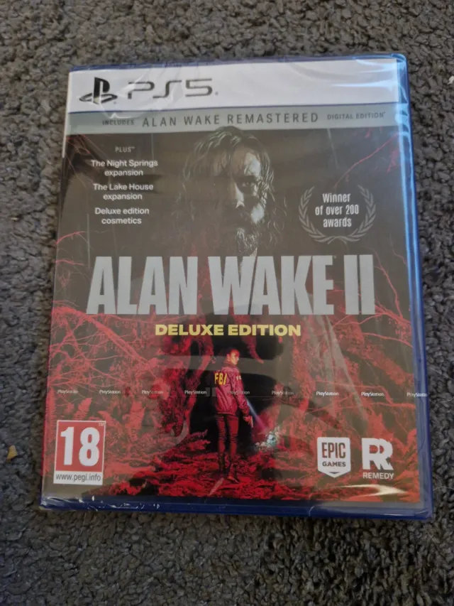 Alan Wake 2 Deluxe Edition PS5 Novo Selado