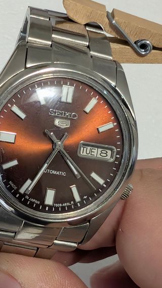 Orologio da polso Seiko Automatico Marrone