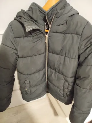 Chaqueta acolchada negra talla XS