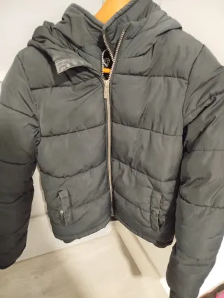 Chaqueta acolchada negra talla XS