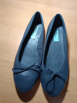 Manoletinas Rachel Shoes Azul Mujer