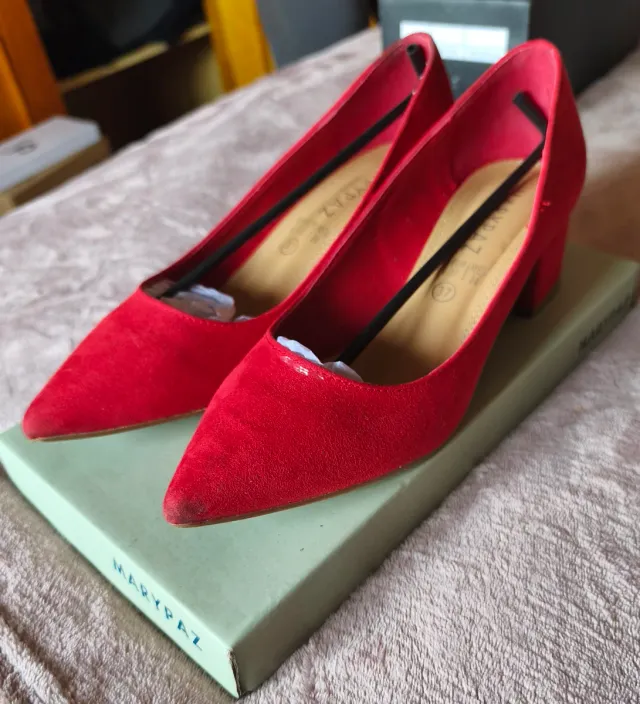 Zapatos Marypaz rojos talla 37