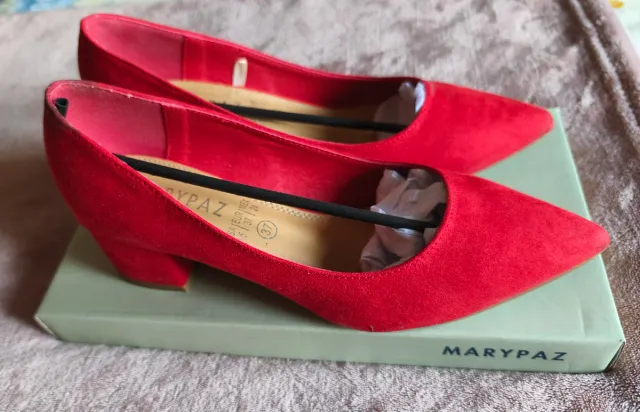 Zapatos Marypaz rojos talla 37
