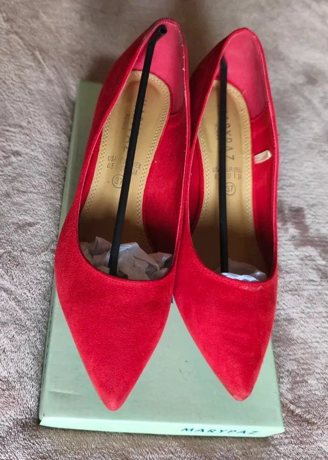 Zapatos Marypaz rojos talla 37