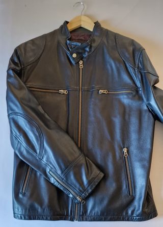 Cazadora de piel