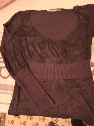 Camiseta Salsa manga larga estampada