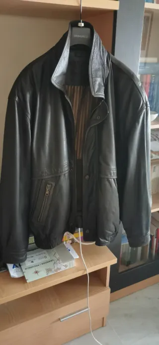 STATE Cazadora Piel Marrón Talla 60