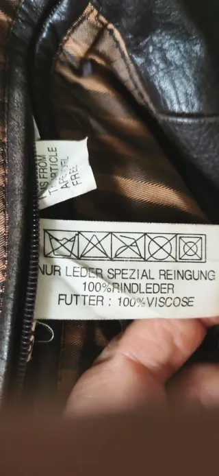 STATE Cazadora Piel Marrón Talla 60