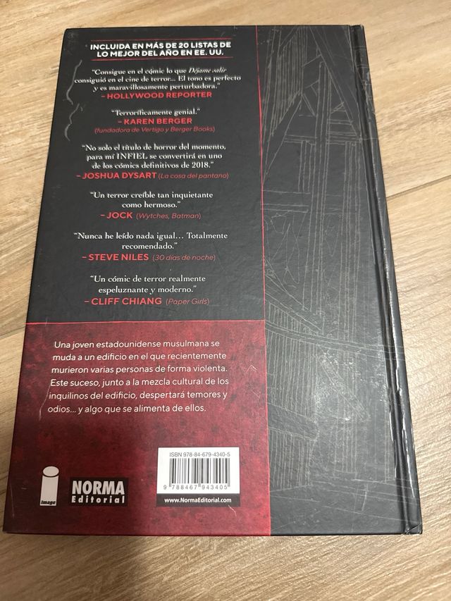 Infiel, cómic terror Pichetshote. HC