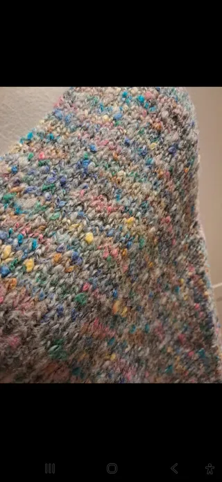 Poncho Only Talla Única Lana Multicolor NUEVO