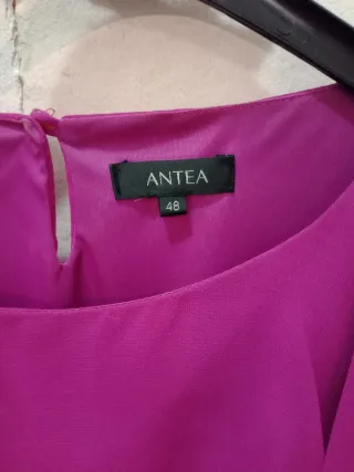 Vestido rosa volantes ANTEA talla M