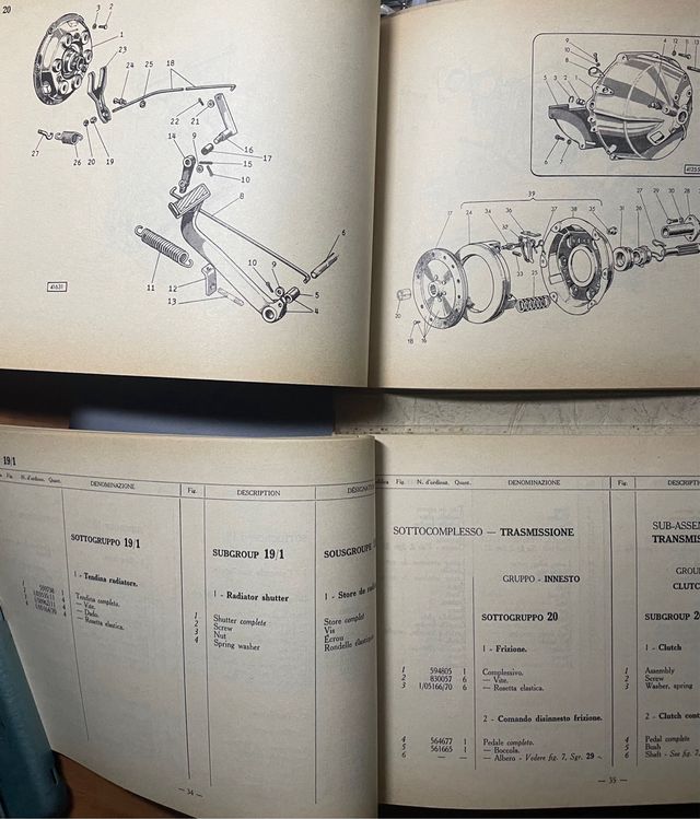 Catalogo Ricambi Fiat Trattori 215 b
