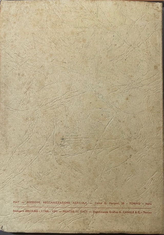 Catalogo Ricambi Fiat Trattori 215 b