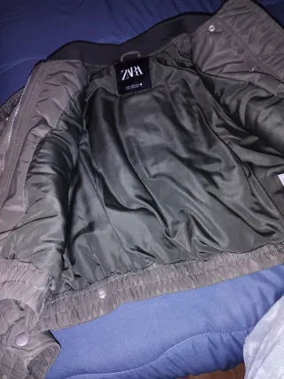 Chaqueta bomber verde mujer