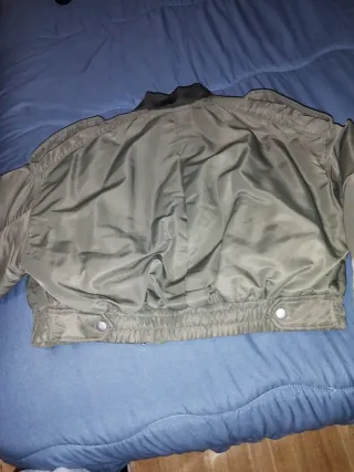 Chaqueta bomber verde mujer