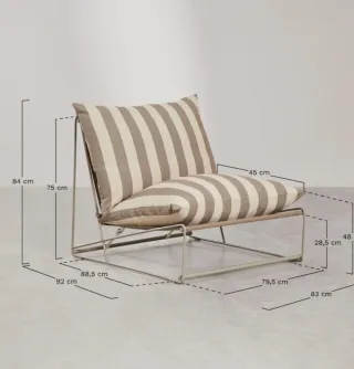 Módulo central para sofá modular jardín Amaro sklu