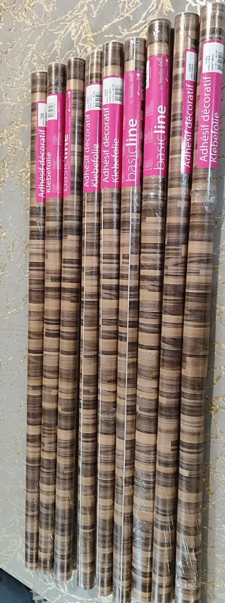 Papel de pared basicline beige y marrón