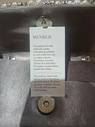 Sandalias y bolso fiesta plateado perlas y joyas