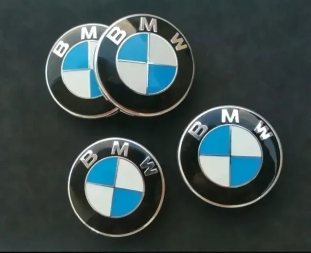 TAPAS CENTRO BUJE RUEDA LLANTA BMW ORIGINALES 68mm