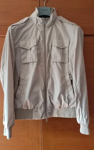 Chaqueta Bomber Hackett London Beige Talla M