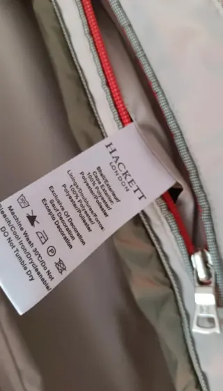 Chaqueta Bomber Hackett London Beige Talla M