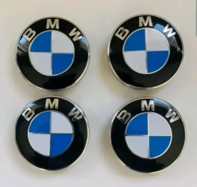 4 CENTROS RUEDA LLANTA TAPACUBOS UNIVERSALES BMW