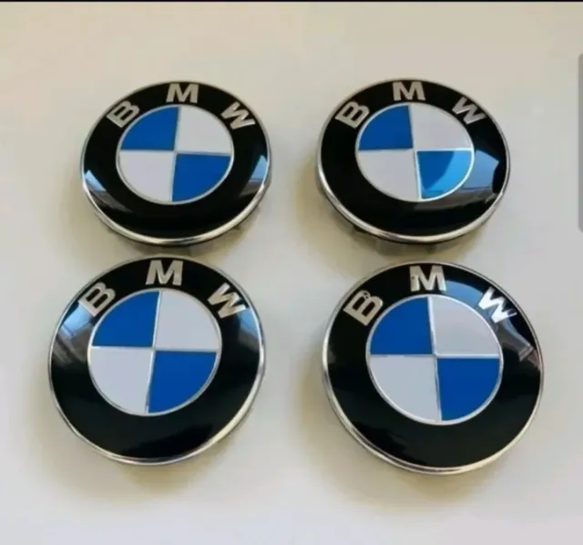 4 CENTROS BUJE RUEDA LLANTA UNIVERSALES BMW 68MM