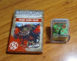 Blood Bowl: Pack Orcos (Dados y Cartas (Ingles))