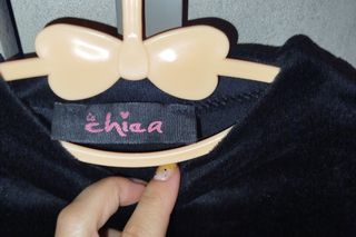 Vestito invernale nero bambina