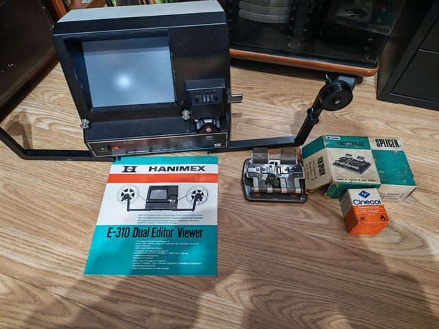 Editor Hanimex E-310 Dual Editor Viewer + extras