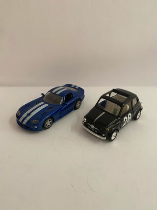 Modellini auto vintage: Viper e Fiat 500