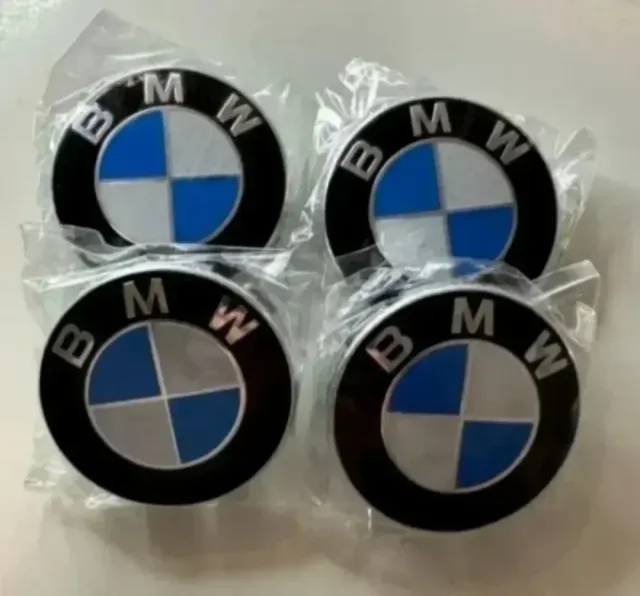 TAPAS BUJE CENTRO RUEDA LLANTA TAPACUBOS BMW 68MM
