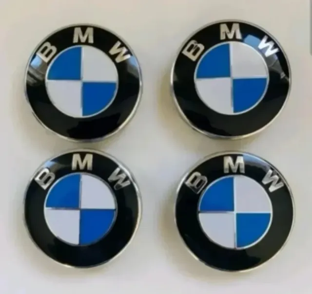 TAPAS BUJE CENTRO RUEDA LLANTA TAPACUBOS BMW 68MM