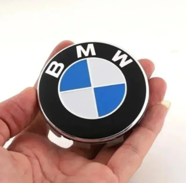TAPAS BUJE RUEDA LLANTA EMBLEMA BMW UNIVERSAL 68mm