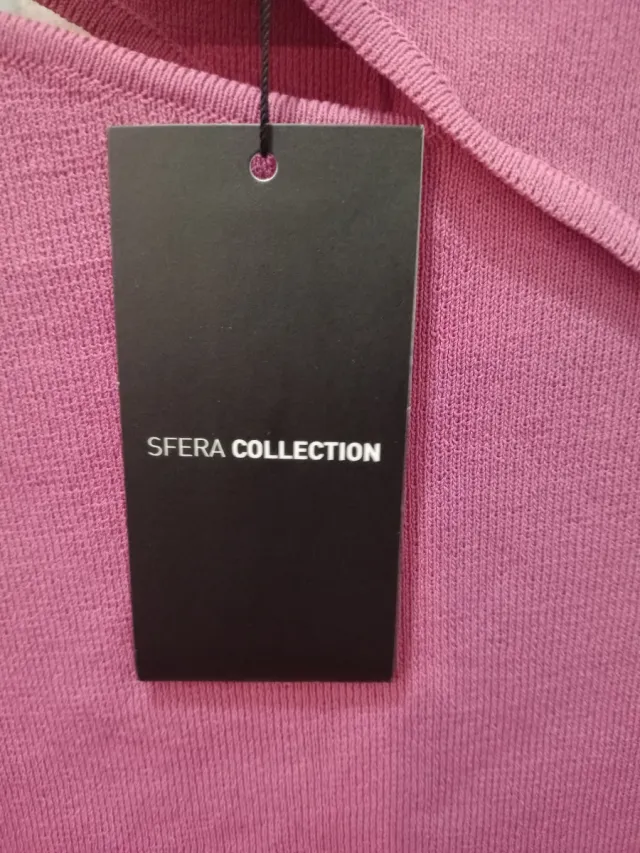 Top rosa asimétrico Zara Talla S