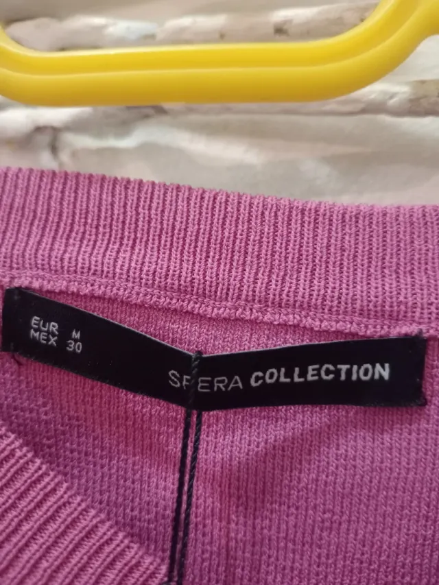 Top rosa asimétrico Zara Talla S