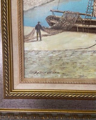 Cuadro al óleo pintado por Cheque