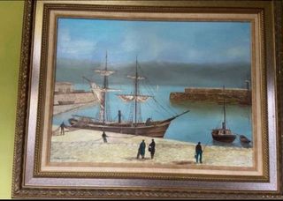 Cuadro al óleo pintado por Cheque