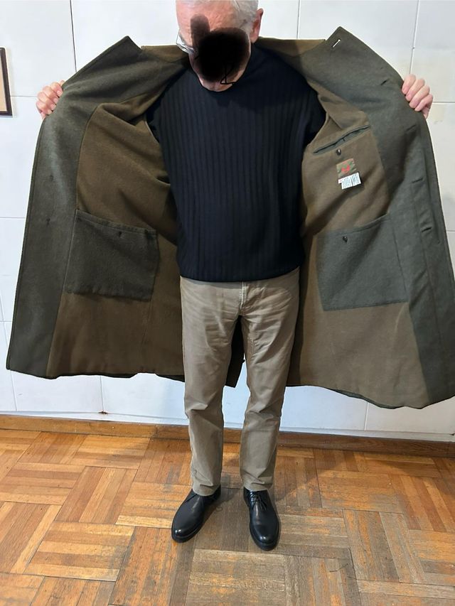 Cappotto Allegri verde oliva