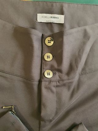 Pantaloni grigi Fiorella Rubino