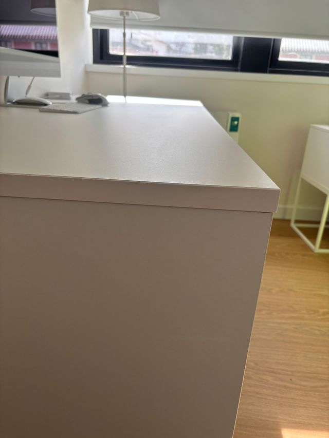 Mesa escritorio Key Line blanca 160x75cm