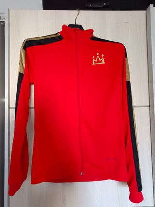 Chandal Adidas Salah JKT Roja y Dorada