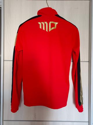 Chandal Adidas Salah JKT Roja y Dorada