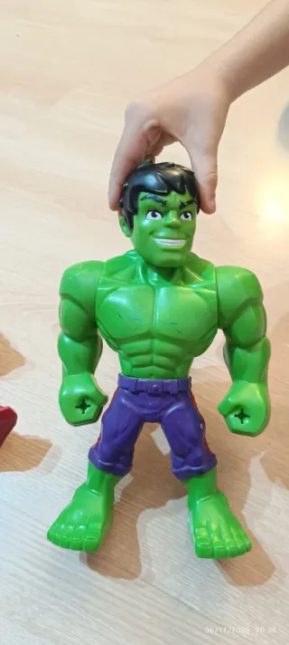 Figuras Juguete Hulk, Spiderman, Iron Man